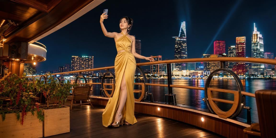 Người dùng tại TP.HCM trải nghiệm bcx trên điện thoại bên ly cà phê